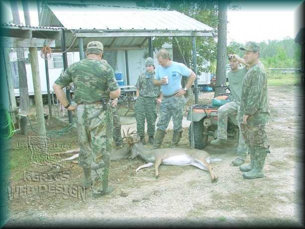 Group Inspection Locked Whitetail Deer